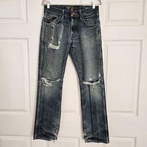 Ariat Men's Distressed Blue Jeans Size 29/32